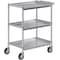 Amgood Utility Cart, Stainless Steel, 3 Shelves Shelves, 24" L, 15" W CART-TUC-1524-Z - alternate 1